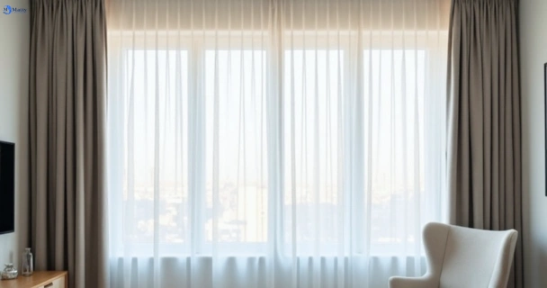 Freshly steam cleaned curtains in len-waters-estate-nsw QLD